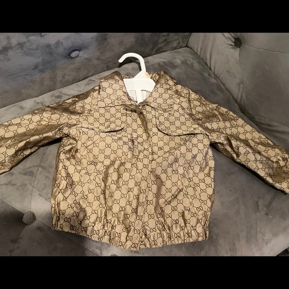Authentic Unisex Gucci Nylon Jacket Kids